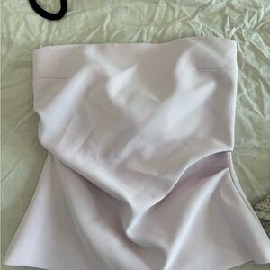 Zara Blush Pink Strapless Top